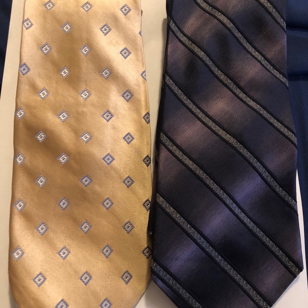 2 Pierre Cardin ties